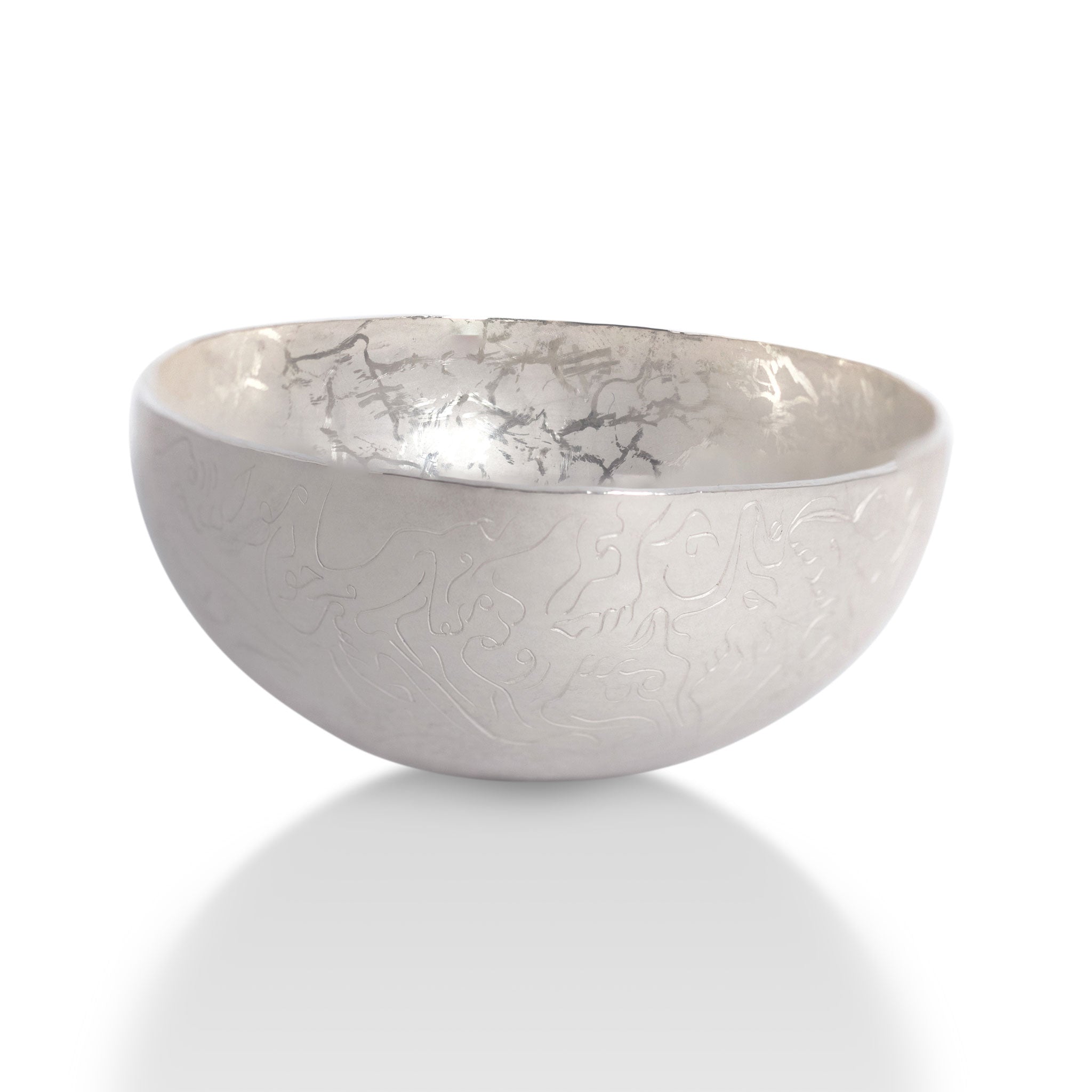The Seventh Whisper Bowl in Britannia Silver